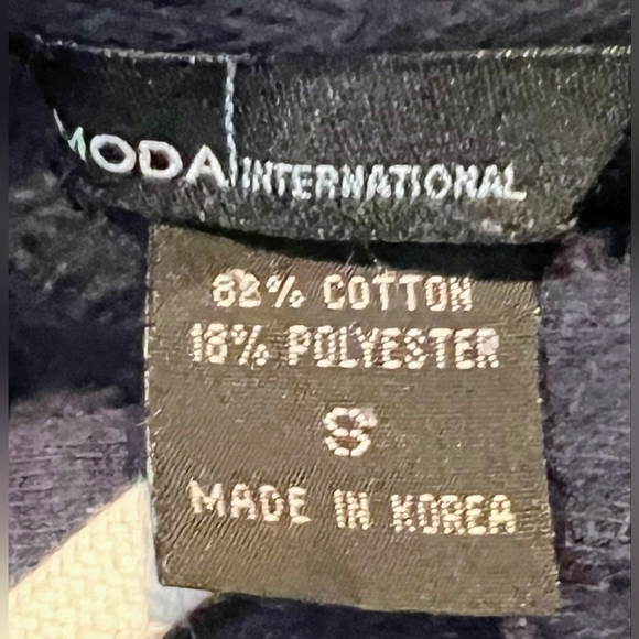 Y2K Moda International, Victoria Secrets, Navy "Boyfriend" Sweatshirt Rare Find - Picture 5 of 5